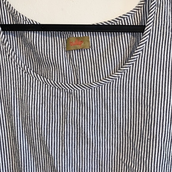 TULIP matilda dress in ticking stripe - Picture 8 of 9